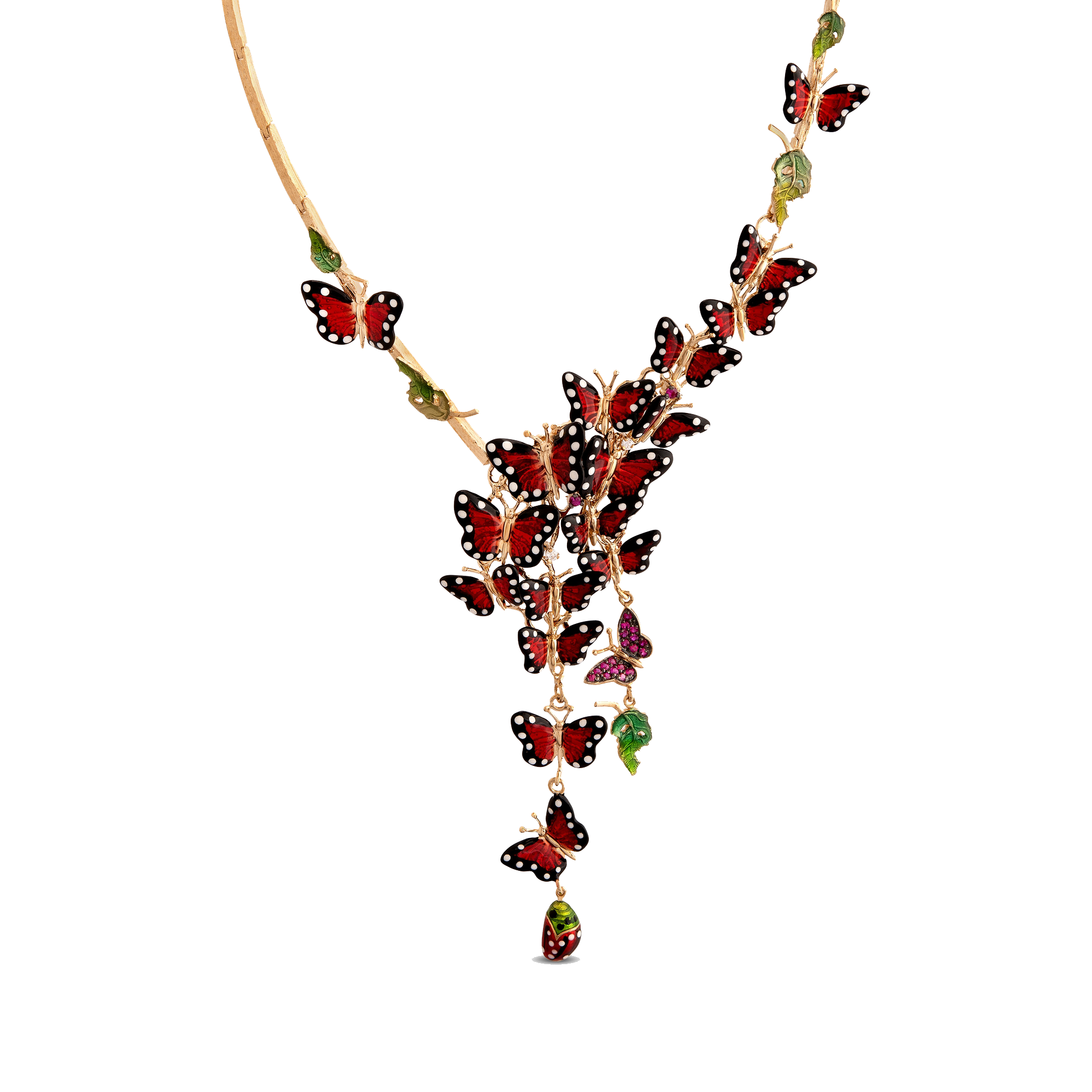 Monarch Butterfly колье