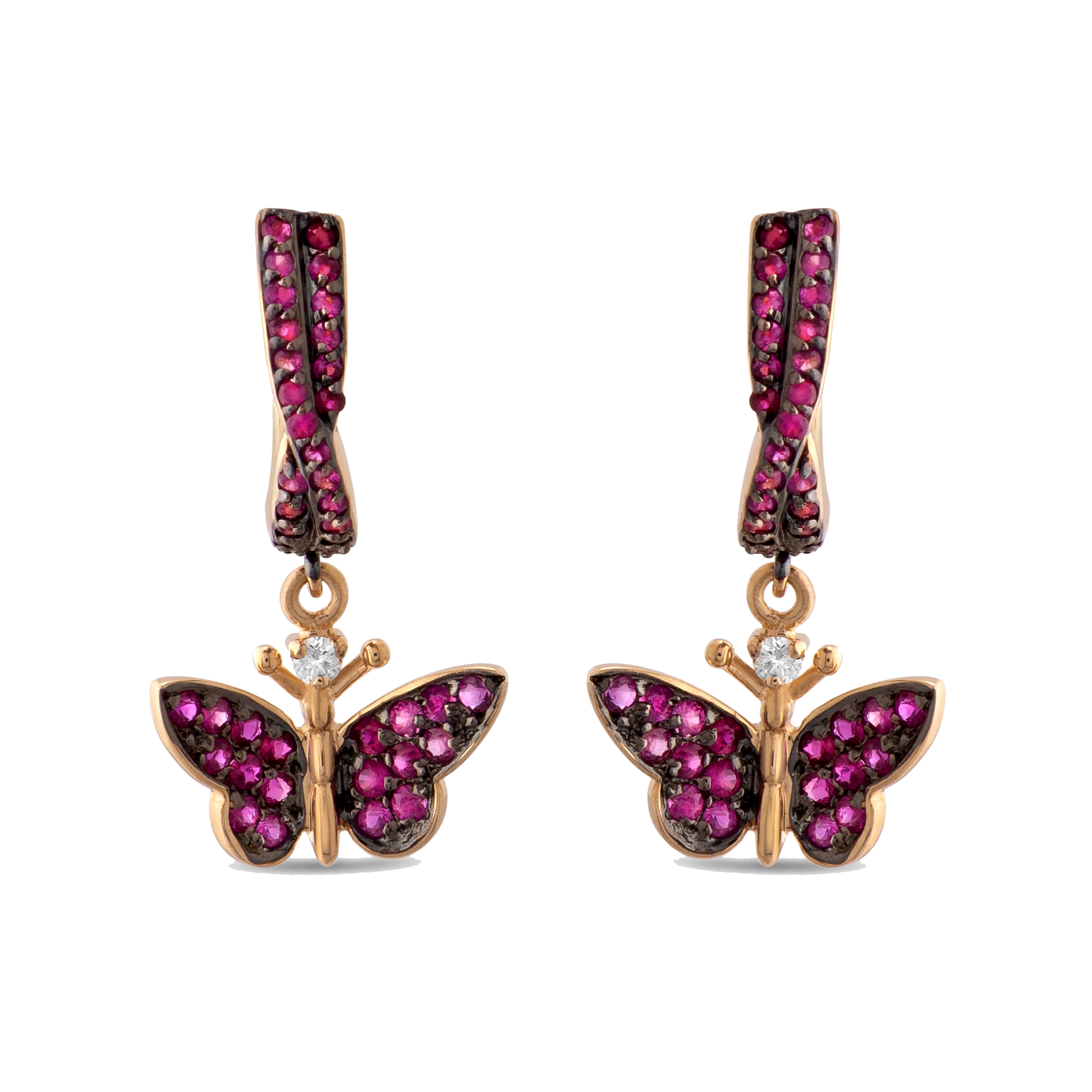 Monarch Butterfly серьги