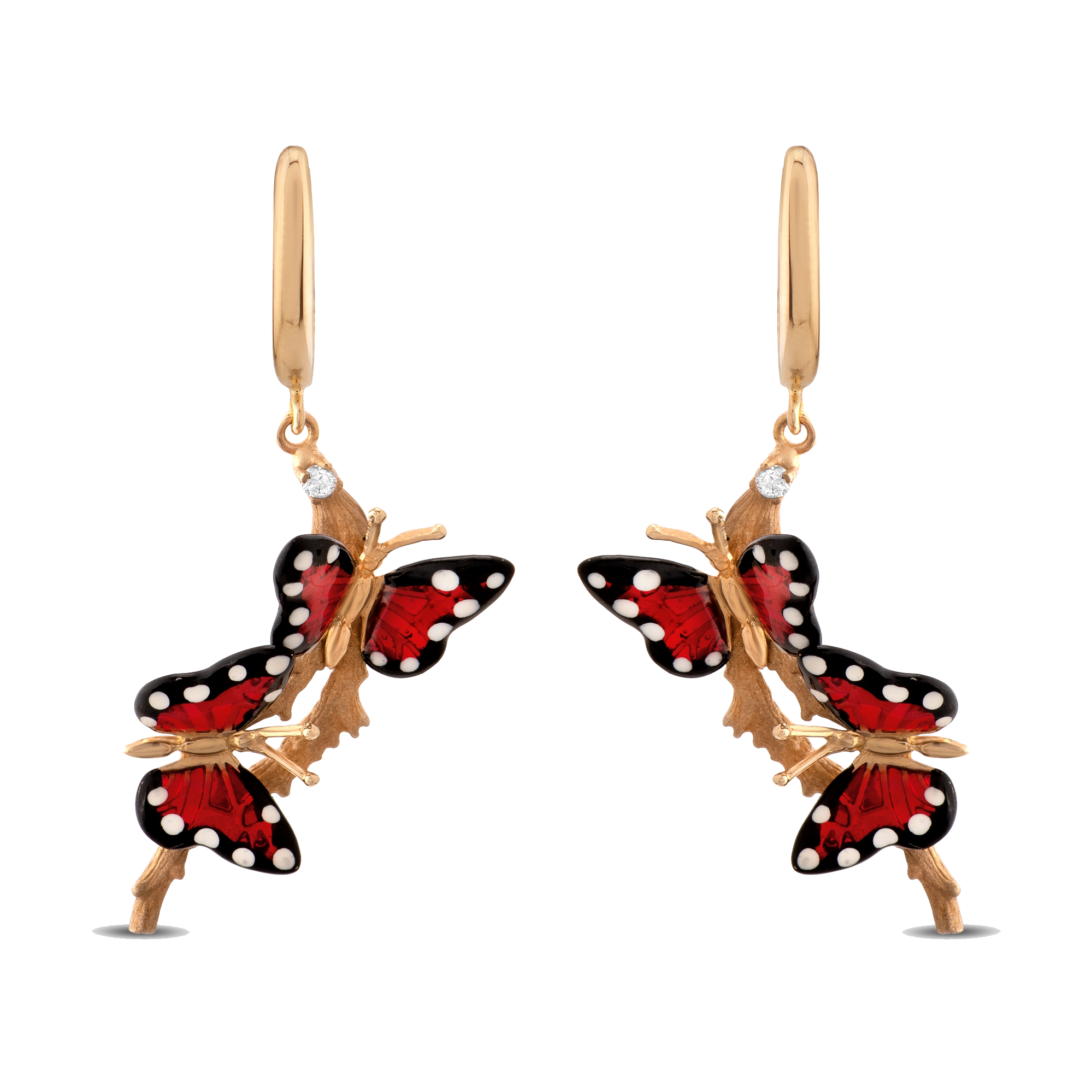 Monarch Butterfly серьги