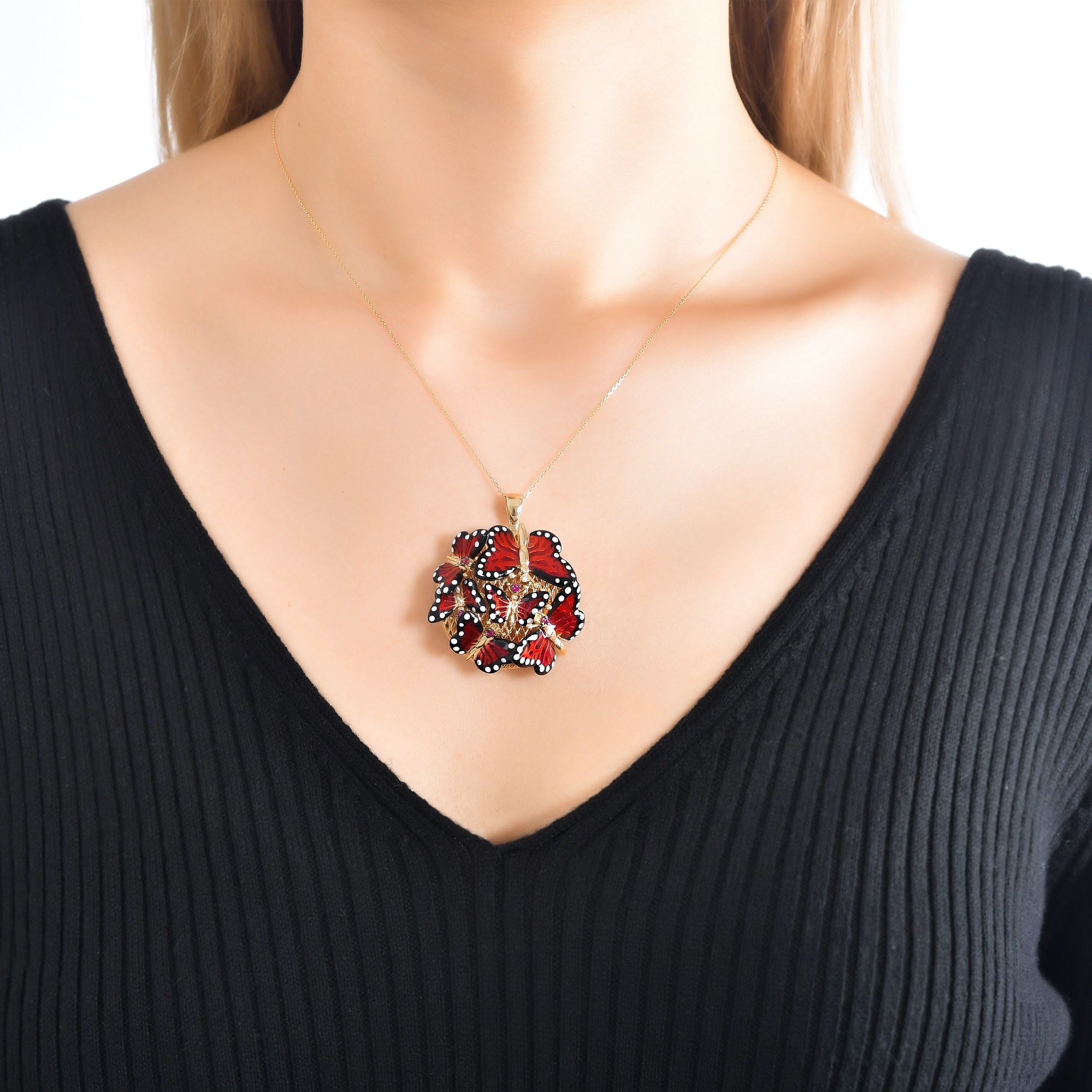 Monarch Butterfly колье