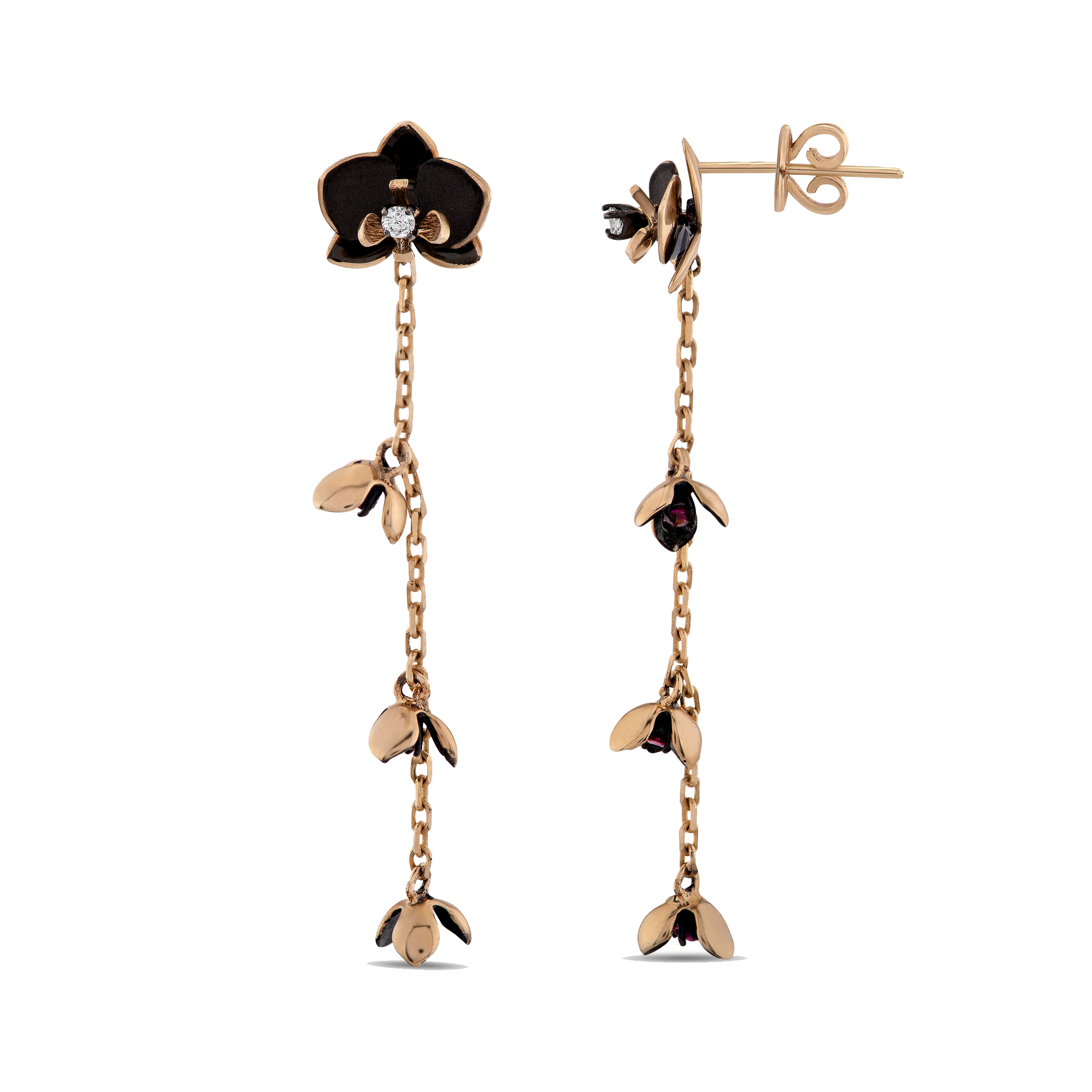 Black Orchid серьги