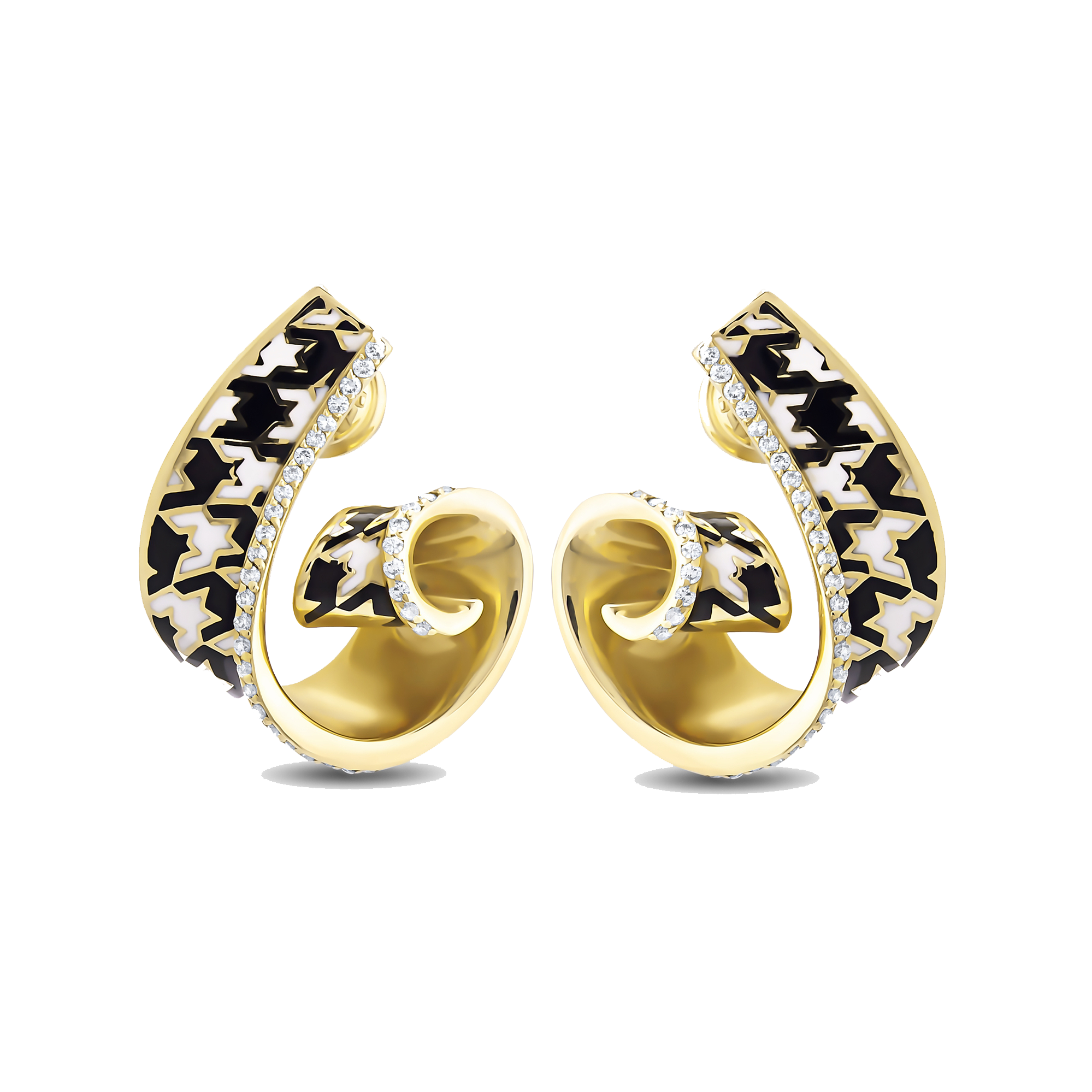 Pied De Poule серьги