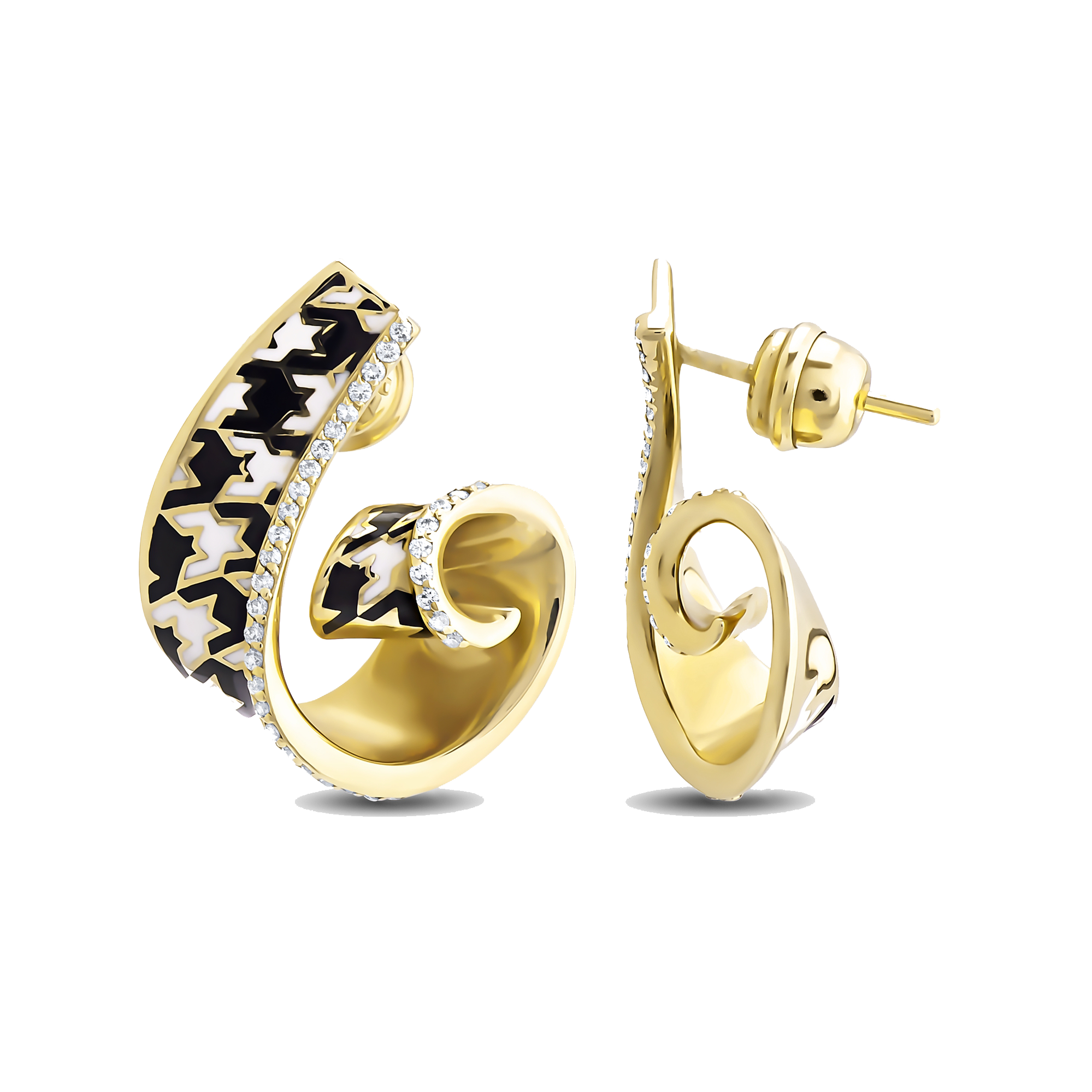 Pied De Poule серьги