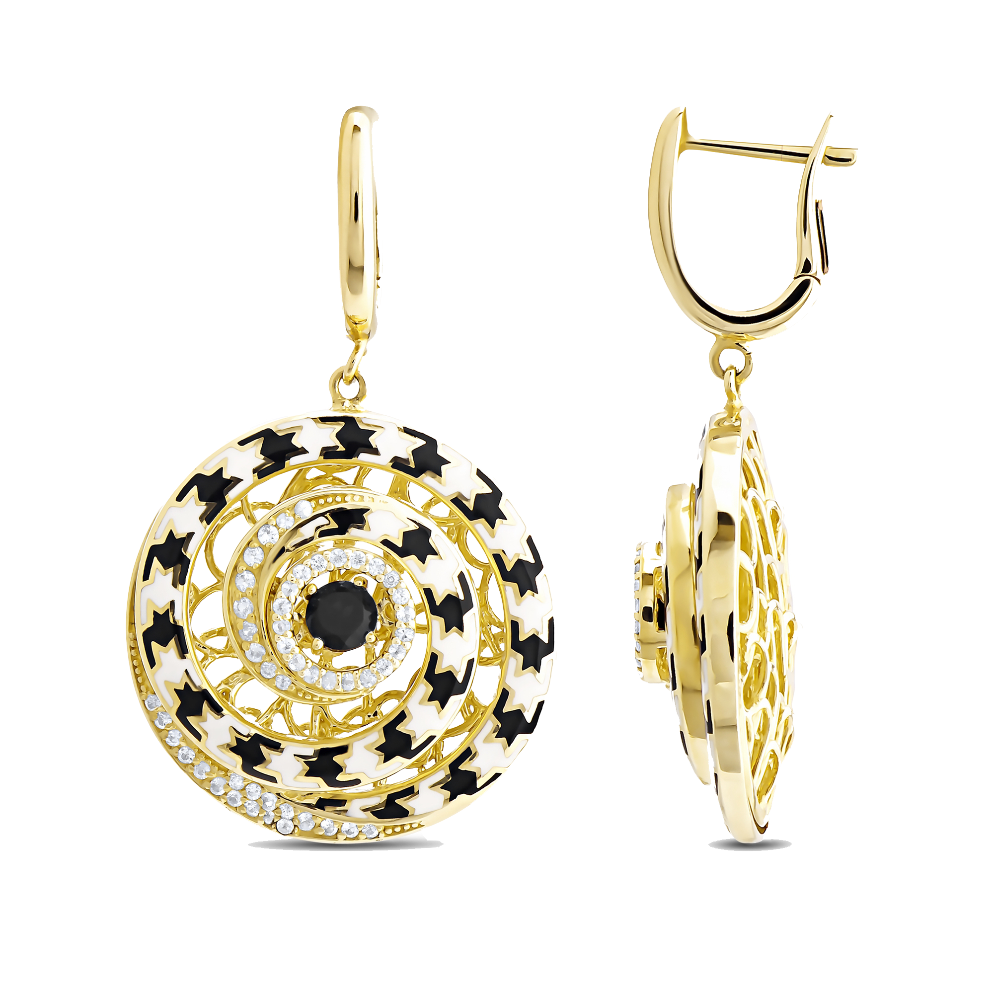 Pied De Poule серьги