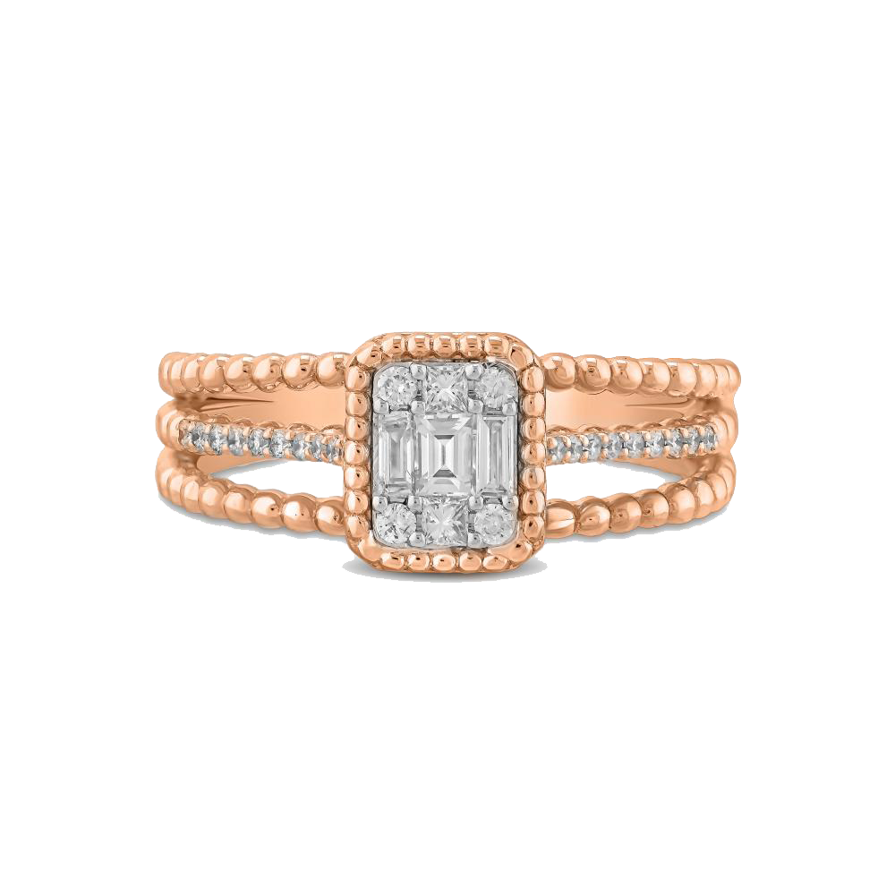 Baguette кольцo