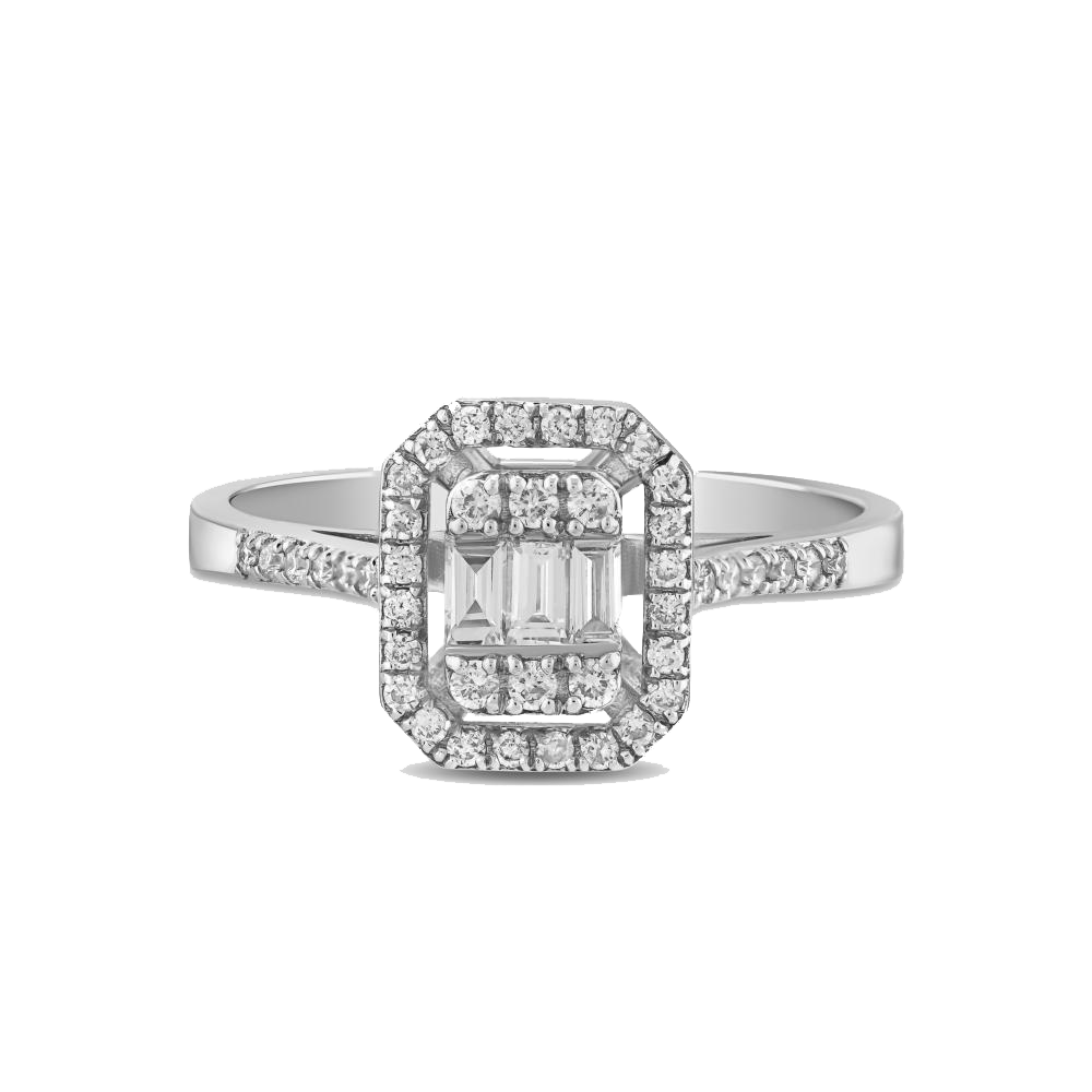 Baguette кольцo