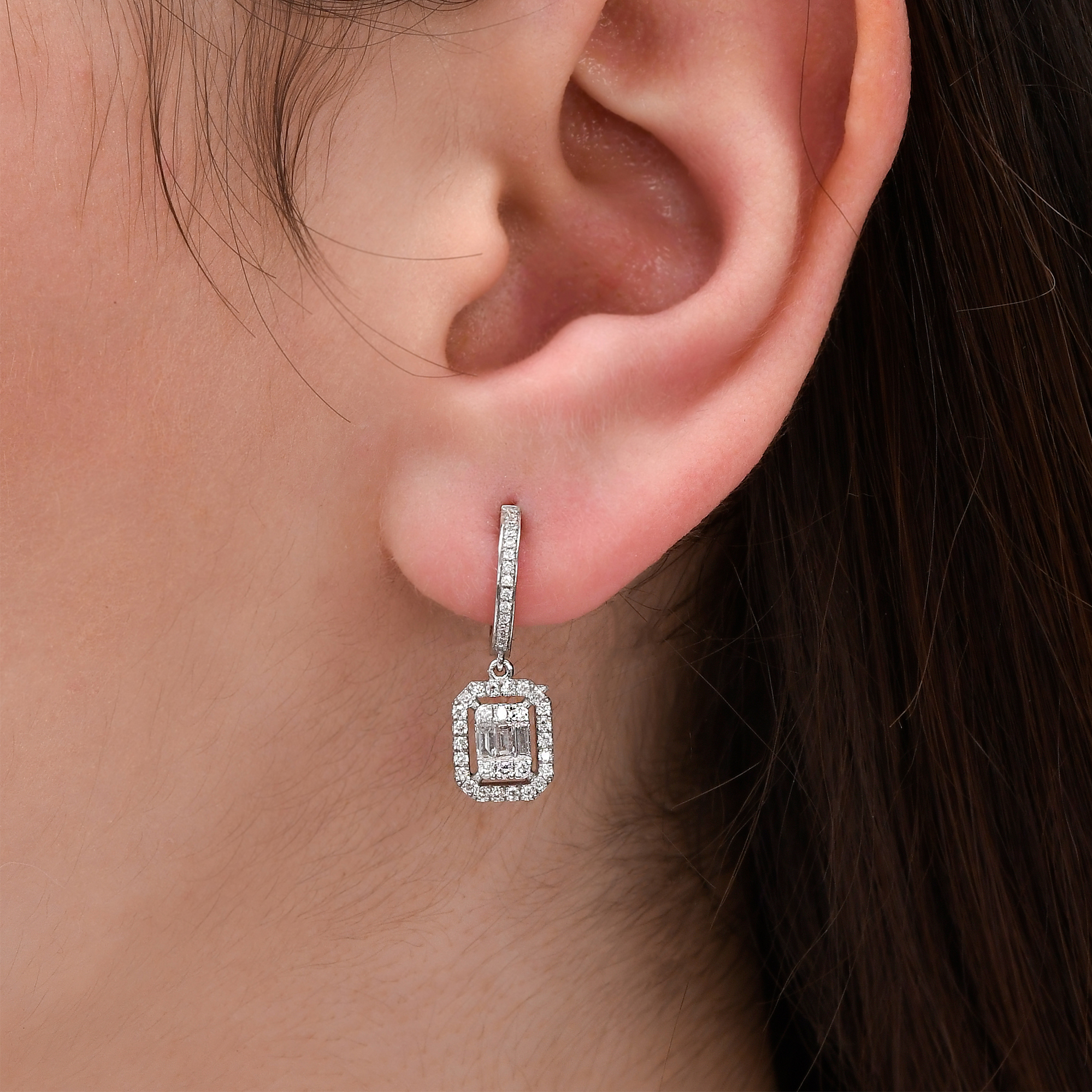 Baguette Серьги