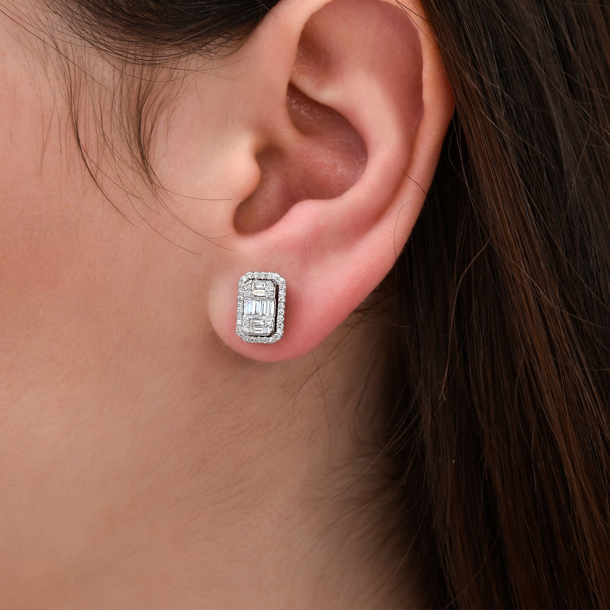 Baguette Серьги