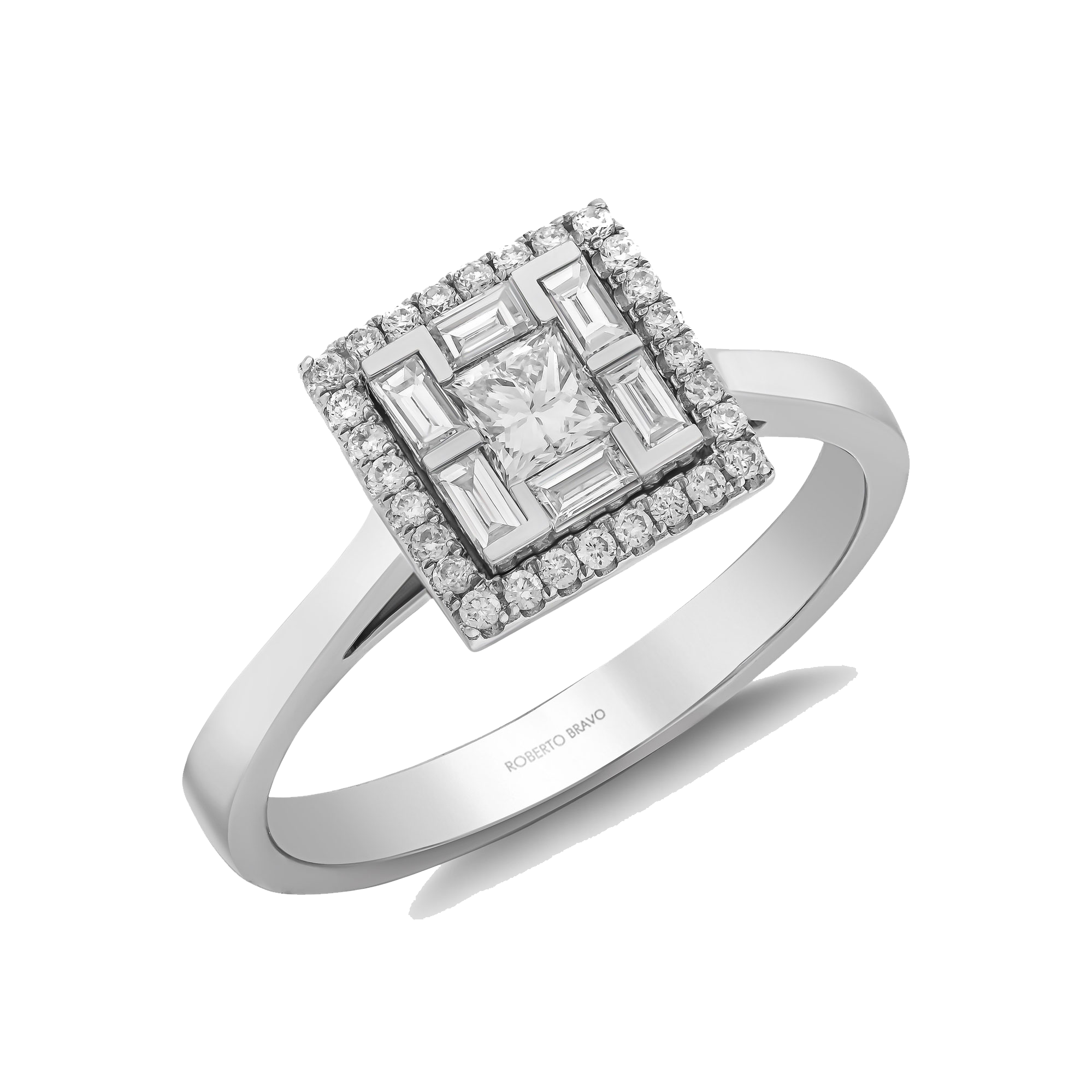 Baguette кольцo